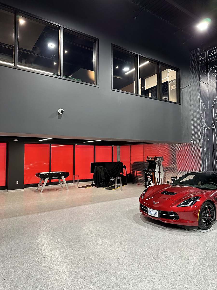 Commercial interior fit-out finishing